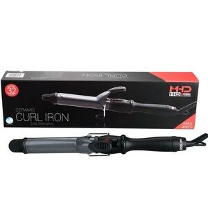 JINRI Travel Hair Curler Flat Iron Curling Iron 32m With Adjustable digital temp